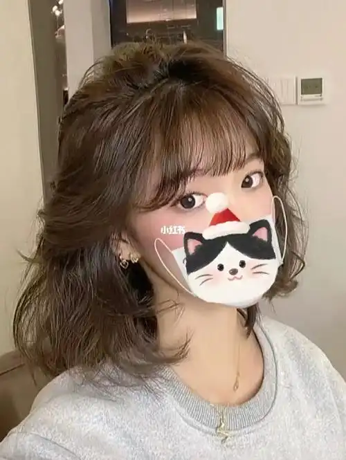 杭州烫发 法式烫 水波纹烫发 木马卷 慵懒复古卷发 显脸小发型 圆脸方