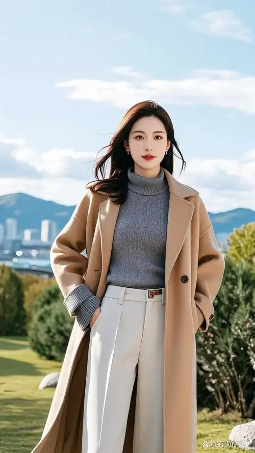 「冬日女神范儿」米色大衣穿搭全攻略:5套look让你美出新高度