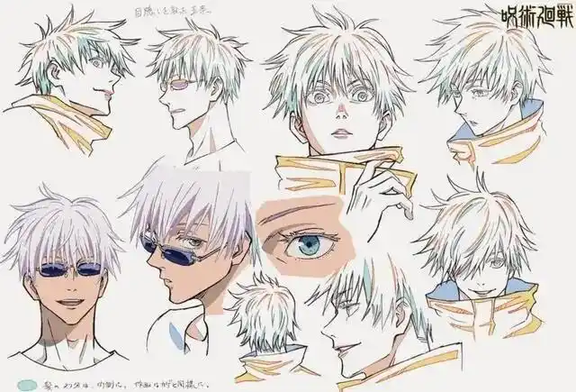 五条悟 #咒术回战# 官方动画人设图