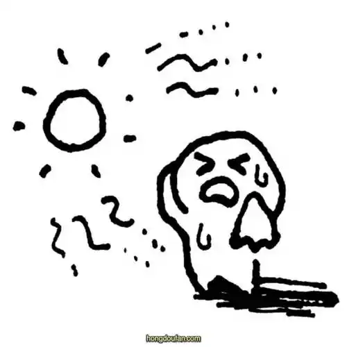 夏天被热到一直流汗要如何画超简单小人简笔画大全