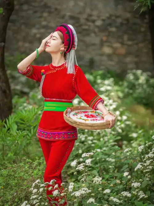 大理的白族姑娘白族写真