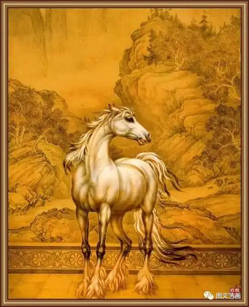 田书翰工笔画(马),国画欣赏,出神入画