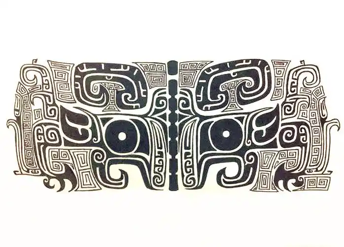 饕餮纹 手工临摹