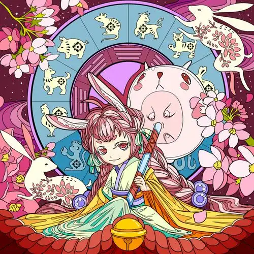 十二生肖背景可爱壁纸