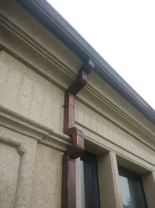 屋檐雨水槽成品彩铝檐沟2.0型材天沟排水槽阳光房屋面pvc接雨水管z 50