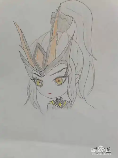 王者里面的花木兰怎么画