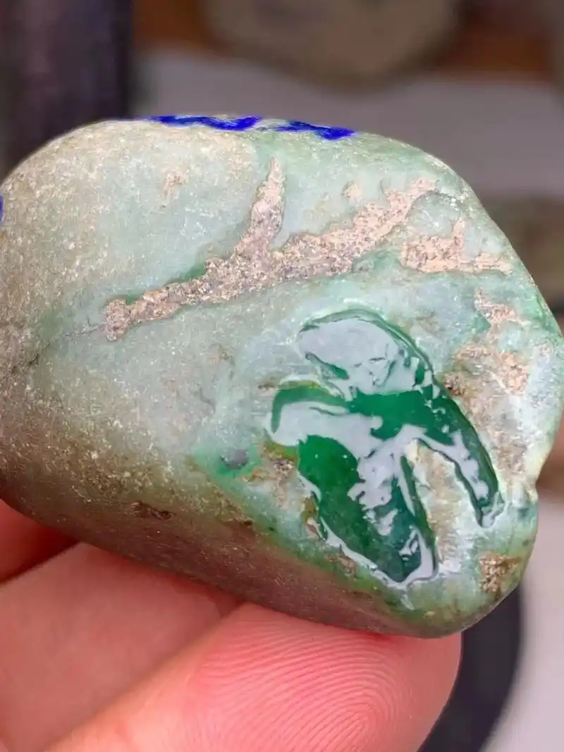 原石毛料 #缅甸天然翡翠原石 #以翠会友 #色料 秒杀价