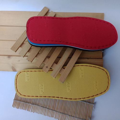 孺子牛鞋底牛筋防滑耐磨手工编织毛线拖鞋底加绒光面  勾鞋鞋底子