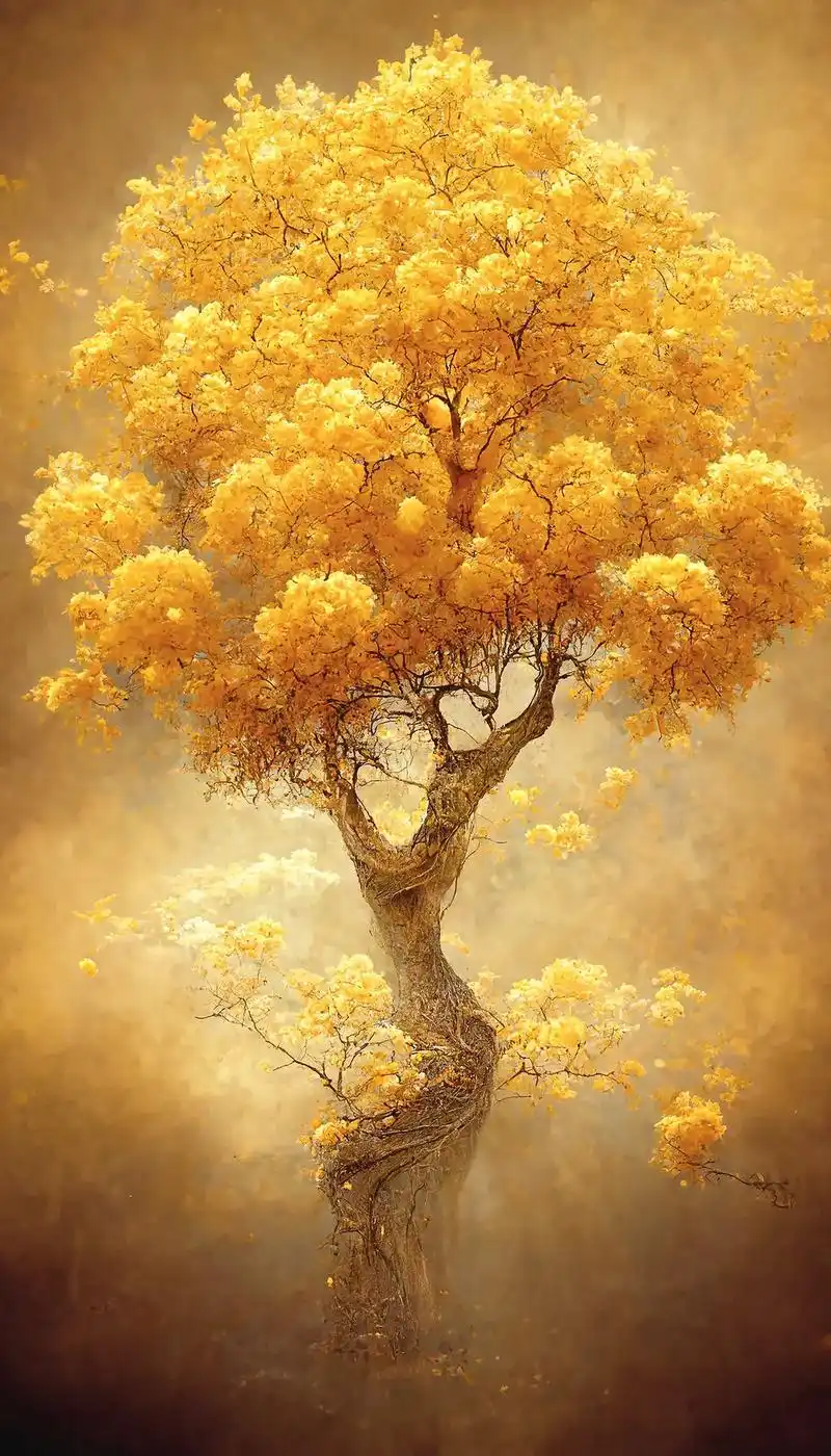 大数据不会乱推的,当你刷到这颗漂亮的金树时,说