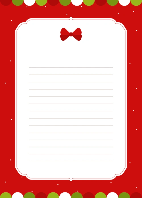 圣诞信纸背景素材