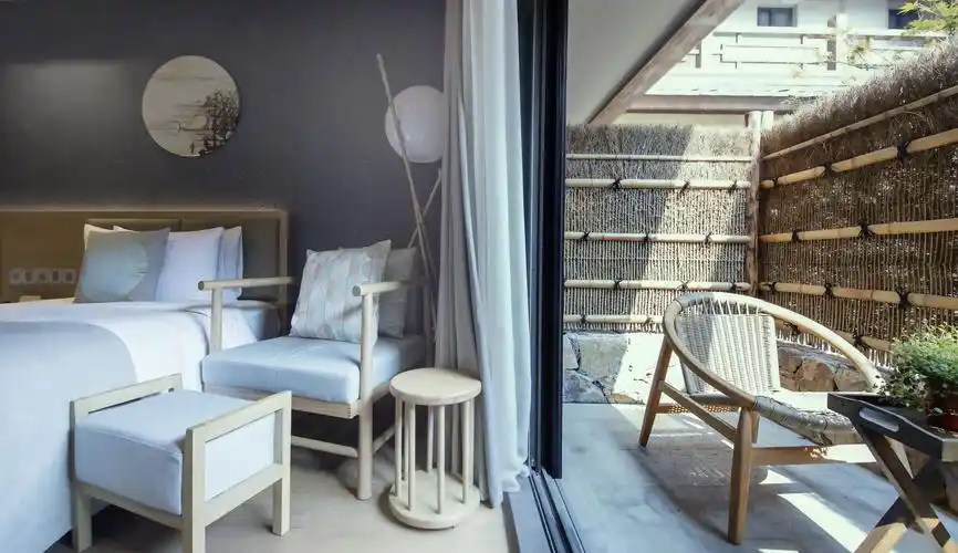 古典风格民宿装修设计效果图片 350平米民宿装修图片