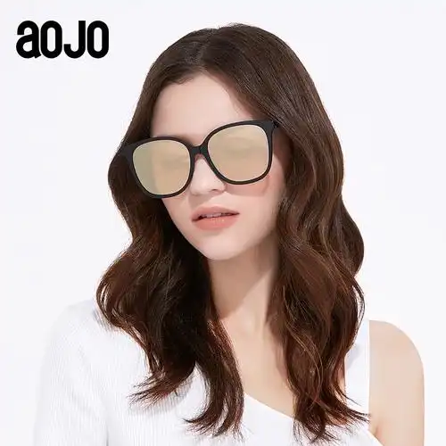 aojo太阳眼镜sa1819283女士司机镜复古可近视墨镜太阳眼镜