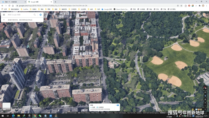 谷歌地球替代软件,卫星影像,3d地形,城市街景地图模型查看方法都在