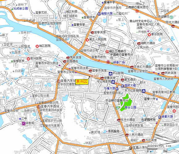 袁州区地图全图查询