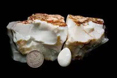 1万多克拉巨型蛋白石在阿拉斯加拍卖