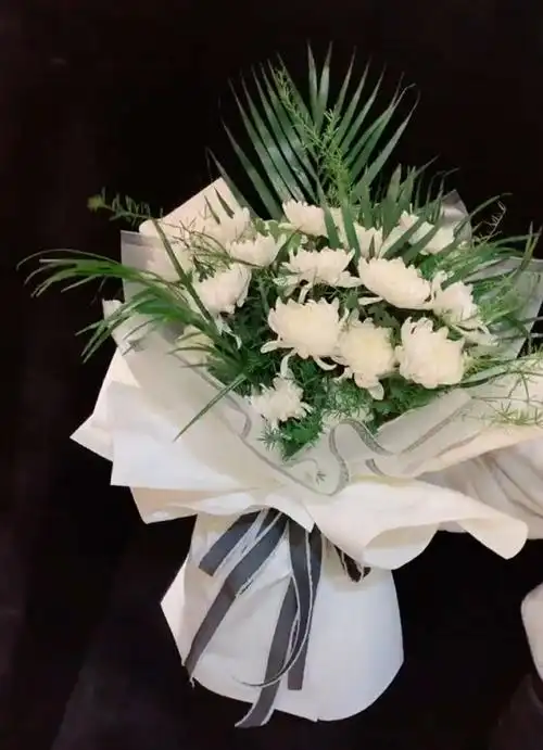 佳语家花艺学院祭祀菊花花束图集