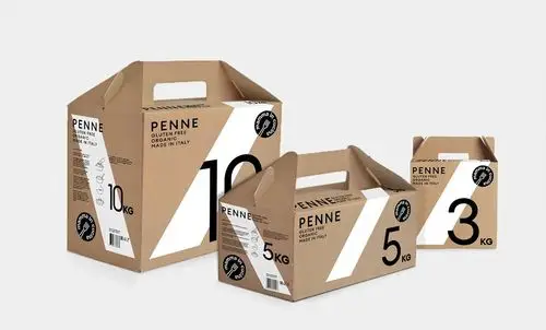 一款简约且具有特色的面包盒包装设计 面包盒外包装设计-古一设计 -