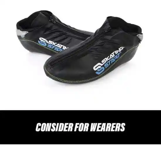 滑启skatint刃系列大道速滑冰刀鞋全碳纤维冰刀鞋面黑色33