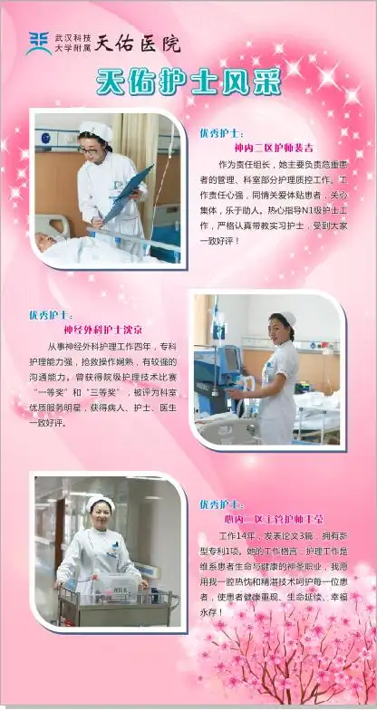 优秀护士展板9