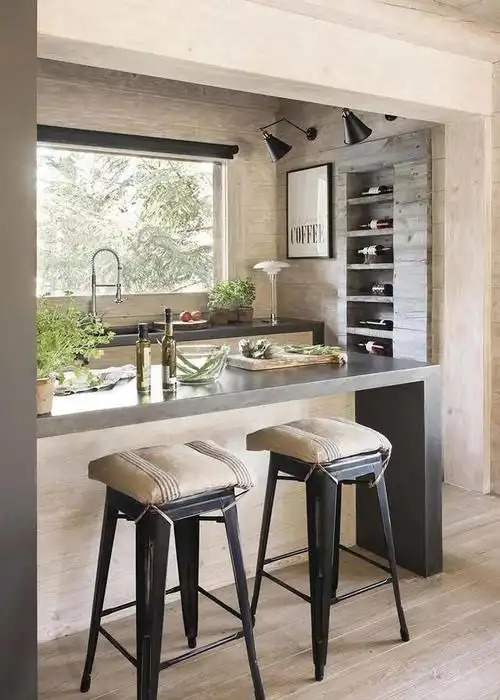 客厅厨房开放式隔断设计(35种隔断设计好方法)(13)