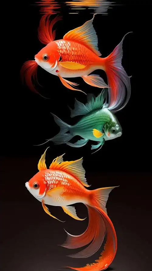 壁纸分享,一池锦鲤,一世锦绣荣华