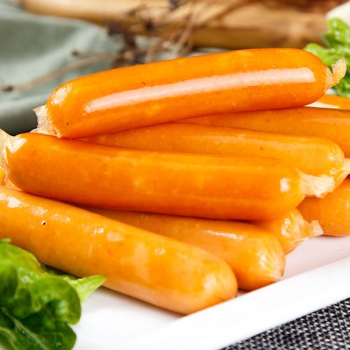 台湾奥尔良早餐脆骨热狗烧烤肠烤香肠煎炸腿肠香肠