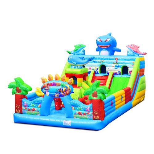 儿童充气城堡室外大型蹦蹦床户外淘气堡公园广场游乐场滑梯乐园