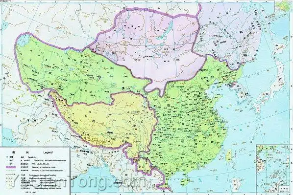 求武周疆域图,区别于太宗和玄宗时期的