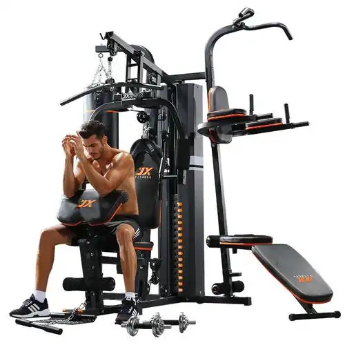 jx军霞综合训练器家用多功能健身器材三人站大型力量组合运动健身器械