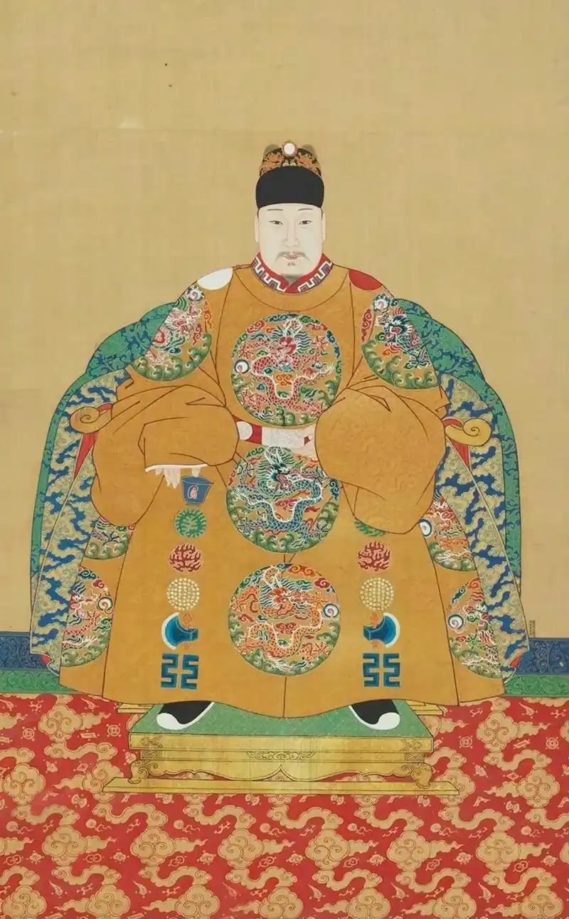 明神宗坐像,本幅100.7x76 - 抖音