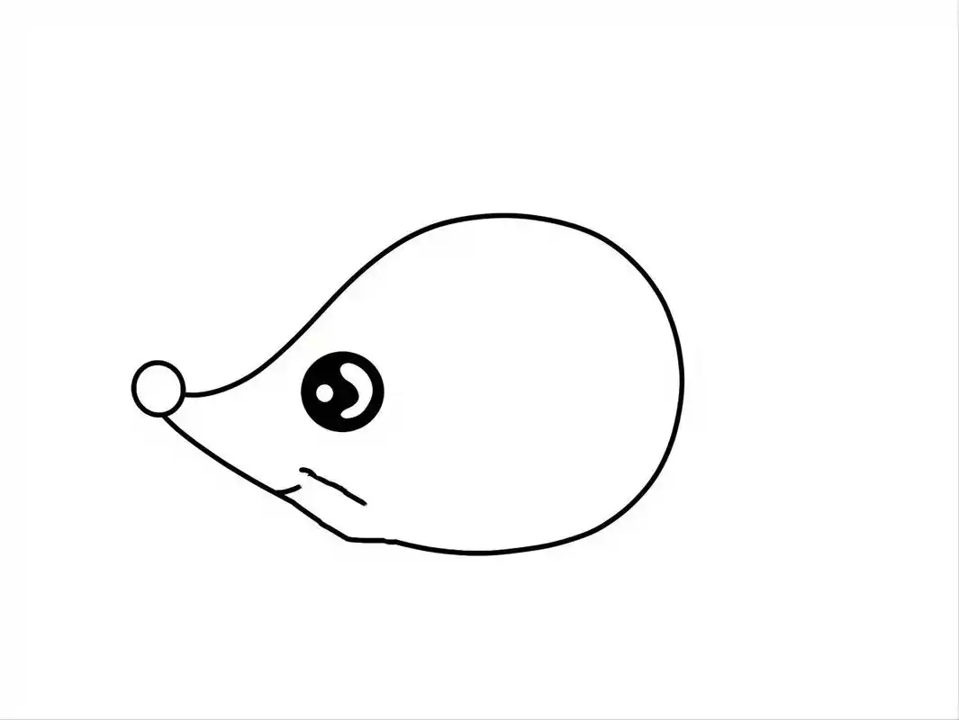 美术《可爱的刺猬》素材/可打印