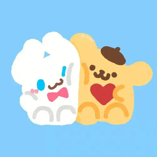 贴贴头像三丽鸥布丁狗玉桂狗