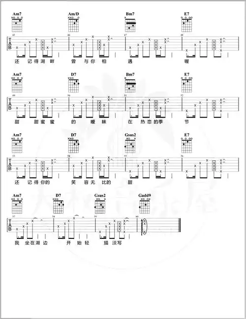 刘瑞琦《海芋恋》吉他谱-g调超原版弹唱演示教学