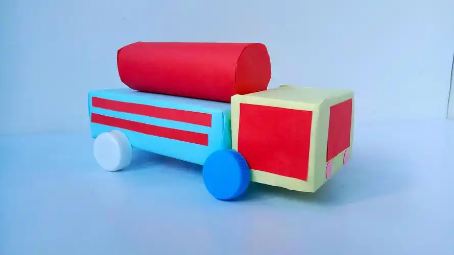 阿慧创意手工折纸,折纸油罐车,步骤详细简单易学#手工折纸#折纸油罐车