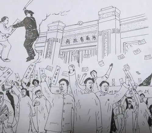 8000多人举行集会和游行示威,组成学生请愿团,向国民党河南省党部请愿