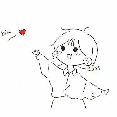 抖音很火的简笔画小人表白图刷爆抖音朋友圈做壁纸也超有爱最近简笔画