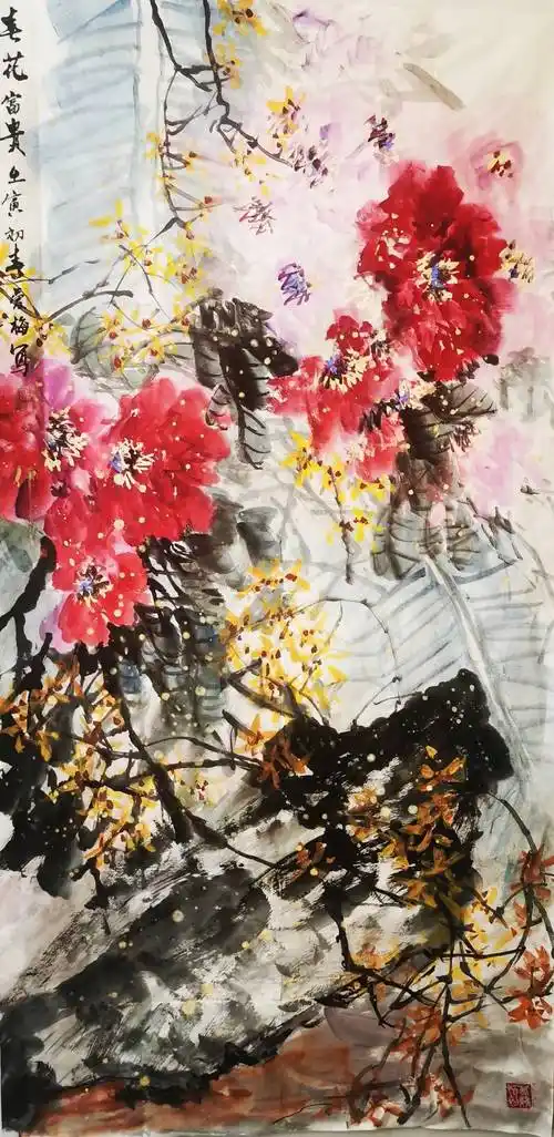 周爱梅画家,河南省美术家协会会员_刘存惠_山水画_水墨