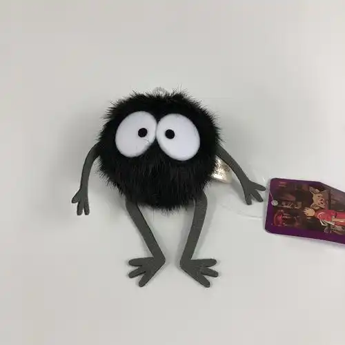 宫崎骏龙猫千与千寻黑炭黑球煤球灰尘精灵毛绒公仔可爱包包小挂件