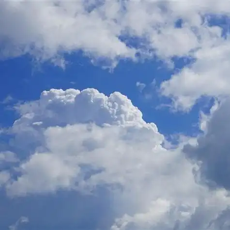 唯美白云头像一朵朵美丽的云呈现在你的眼前