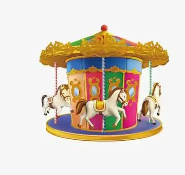 旋转木马矢量素材