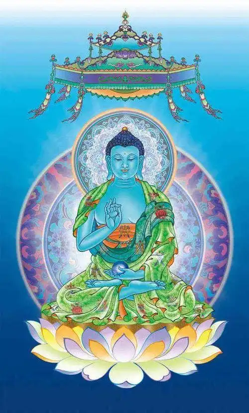 农历九月三十恭迎药师佛如来圣诞,传说中的东方琉璃光世界教主