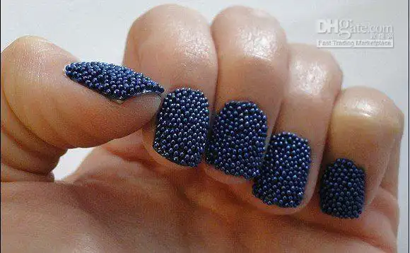 wholesale - caviar nail 12 color nail art acrylic steel ball