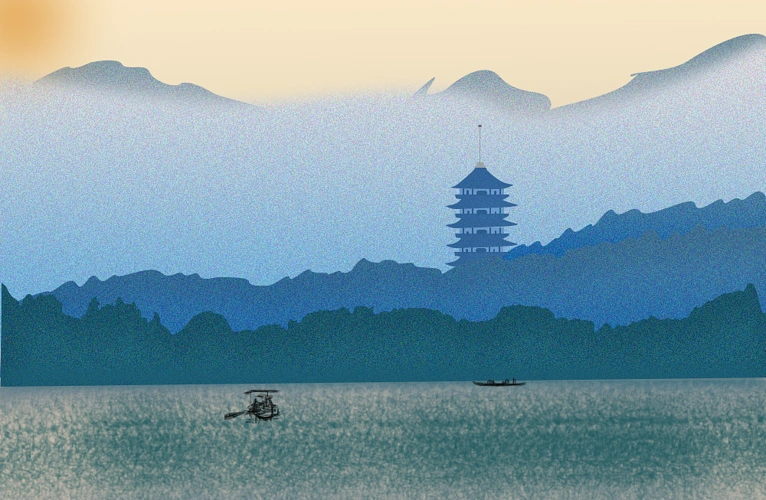 西湖|插画|创作习作|tt_du - 原创作品 - 站酷 (zcool)