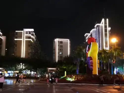 梧州市政广场之夜