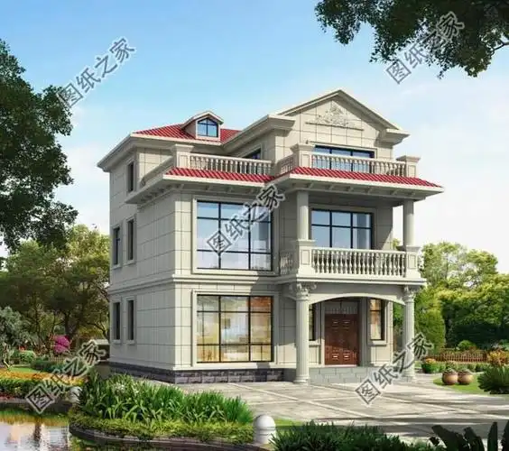 100平左右欧美风乡村三层小别墅属于自己小而精致的一方天地