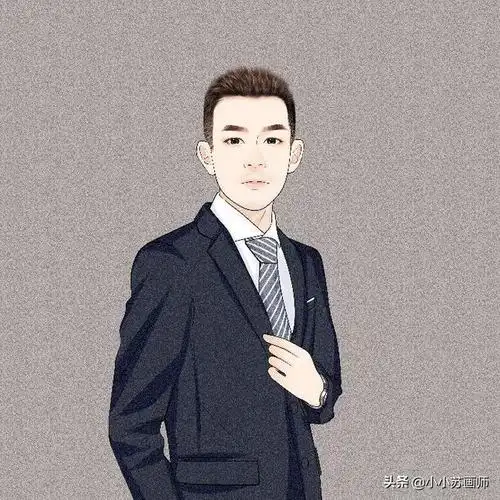 男人常用的职业微信头像,高端大气,西服是职场必备的战袍