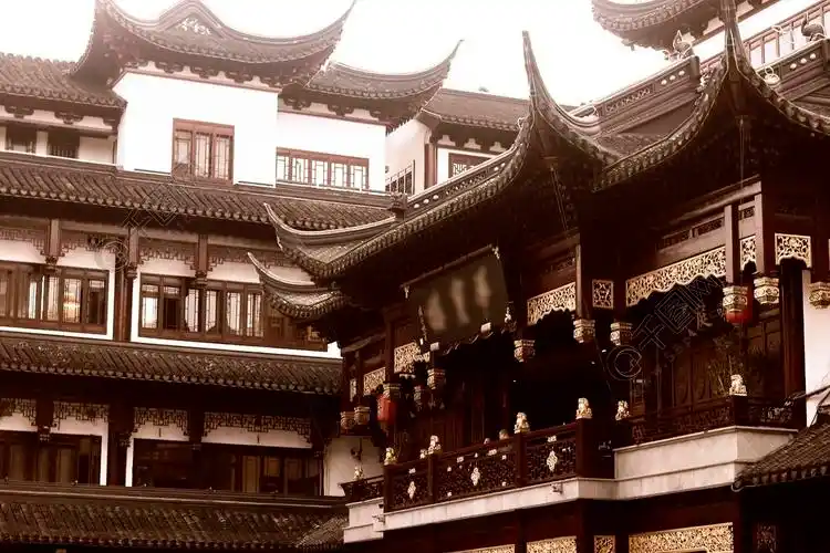 中式古典建筑画册素材