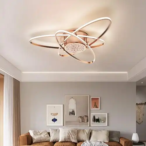 雷士照明led北欧欧后现代简约创意卧室客厅吸顶灯客厅吸顶灯