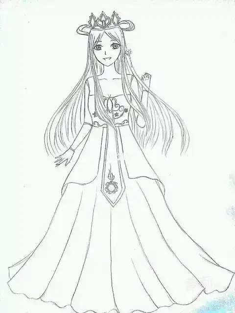 叶罗丽仙子简笔画简笔画教程叶罗丽公主简笔画教程小朋友们一起来画叶