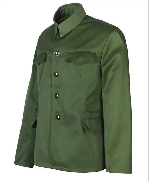 3505正规涤卡式老套装式军干服老兵怀旧军衣作训外套